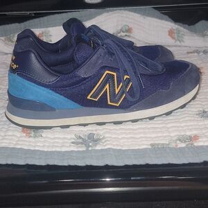 New Balance 515 Shoes Mens Blue Yellow Classic Sneakers ML515OTS Size 11